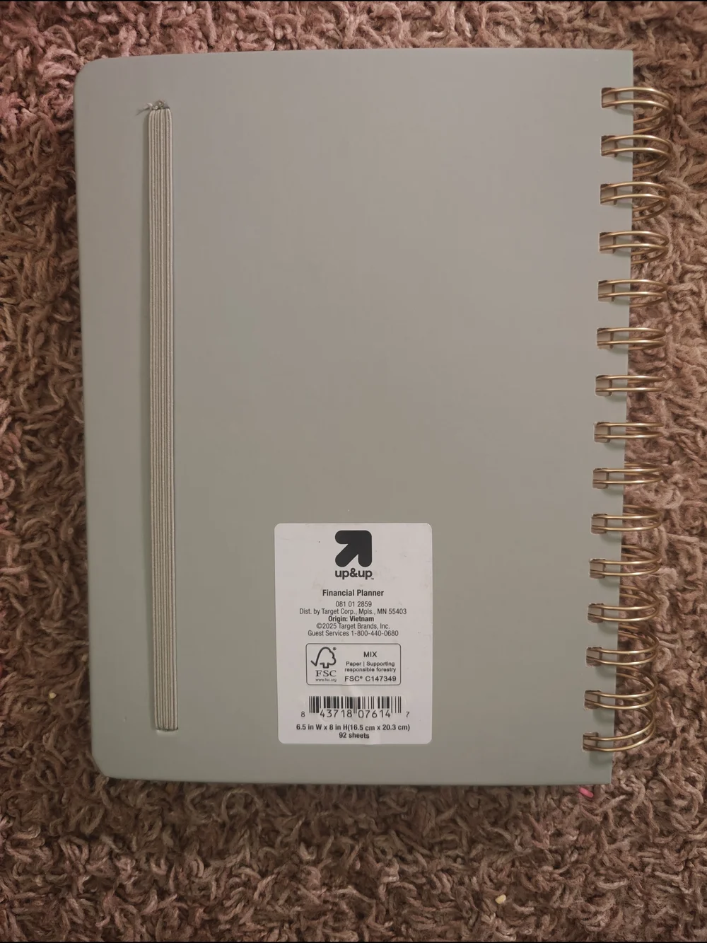 Up & Up Budget Tracker Notebook - 